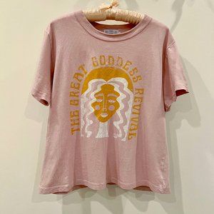 Anthropologie "Great Goddess Revival" graphic tee, size small